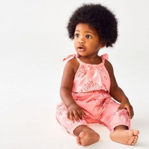 Tea Collection Tie Shoulder Romper (9-12 mo)
